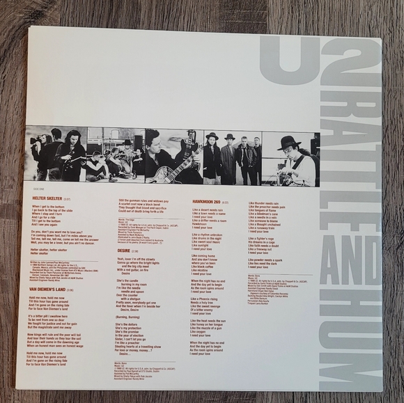 Rattle and Hum Vinyl U2 - Picture 4 of 11
